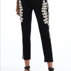 Scotch & soda el santo camaleon black embroidered slim boyfriend denim